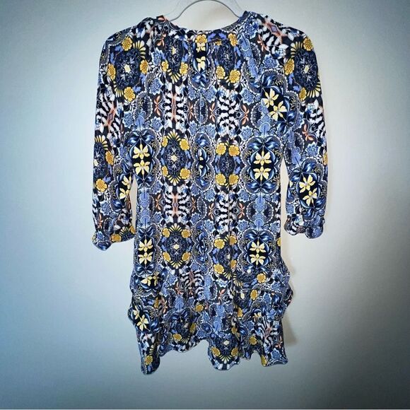 Loft Floral Ruffle Swing Dress - Sz XSP - Picture 6 of 16